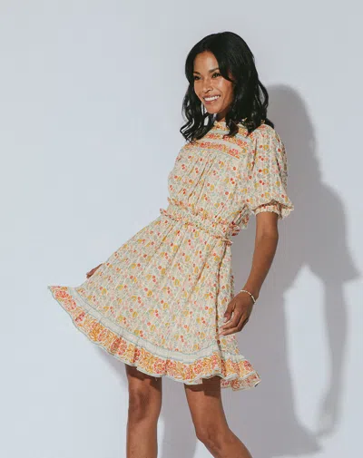 Cleobella Dallas Mini Dress In Neutral
