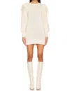 CLEOBELLA DANIELLE SWEATER DRESS IN IVORY