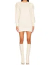 Cleobella Danielle Sweater Dress In Ivory In White