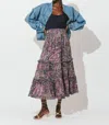 CLEOBELLA DARCY ANKLE SKIRT IN PAISLEY