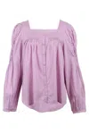 Cleobella Darla Blouse Orchid In Purple