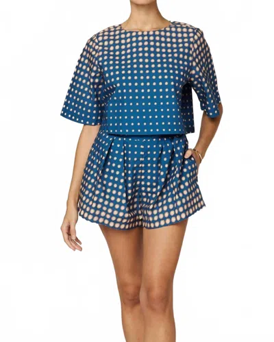 CLEOBELLA DAVID HIGH WAIST SHORTS IN MATERA PRINT