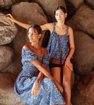 Cleobella Daya Top In Lazuli In Multi