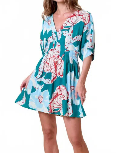Cleobella Dina Mini Dress In La Rouge North Sea Print In Multi