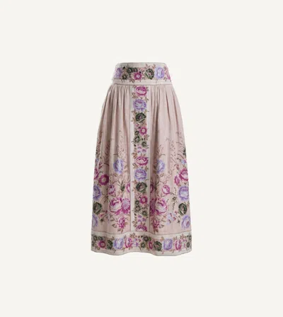 Cleobella Doreen Midi Skirt In Silva Print In Multi