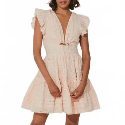 Cleobella Elle Mini Dress In Shell In Neutral