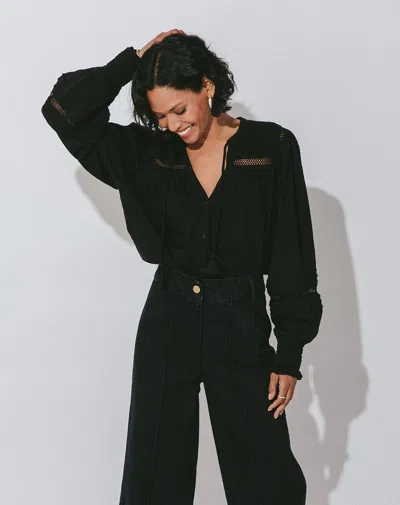 Cleobella Ellie Blouse In Black