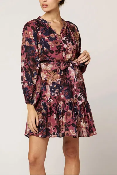 Cleobella Elvia Mini Dress In Bergamo Print In Multi