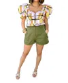 Cleobella Emeric Short In Cypress Gren In Multi