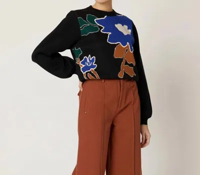 Cleobella Emory Sweater In Mariposa Black In Multi