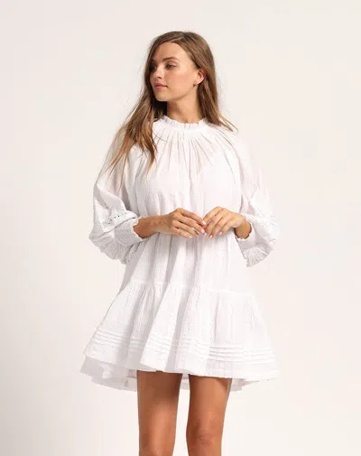 Cleobella Ethereal Mini Dress In White