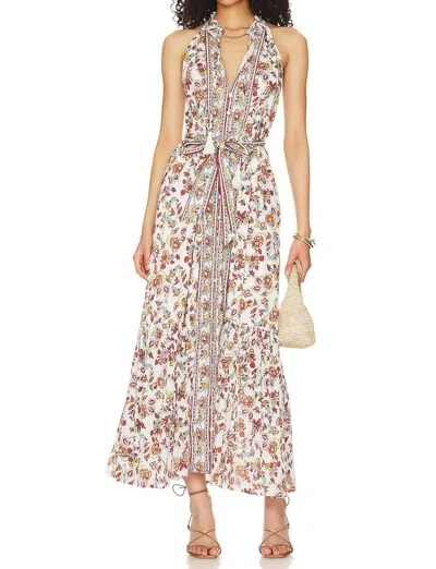 Cleobella Evangeline Ankle Dress In Enya In Brown