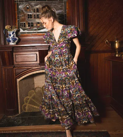 Cleobella Evita Midi Dress | Mosaic Ikat In Multi