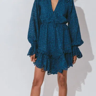 Cleobella Fiona Mini Dress In Lapis In Blue