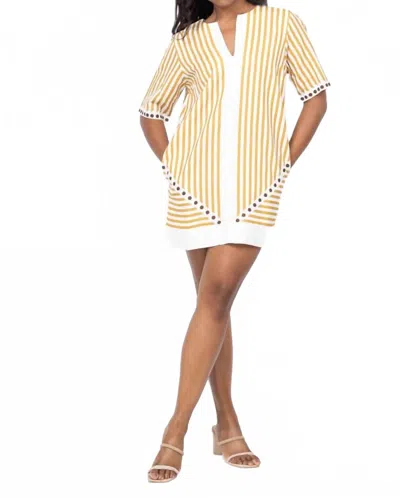Cleobella Fiona Mini Dress In Lusso Stripe In Multi