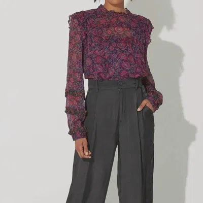 Cleobella Fiorella Blouse In Purple