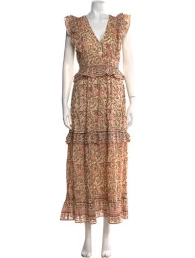 Pre-owned Cleobella Floral Print Long Dress