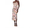 Cleobella Geraldine Midi Dress In White Multi In Multi