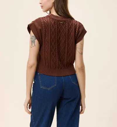 Cleobella Gigi Sweater In Brown