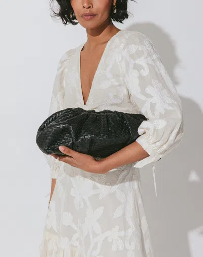 Cleobella Gigi Woven Clutch | Black