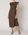 Cleobella Greta Midi Dress In Black Multi