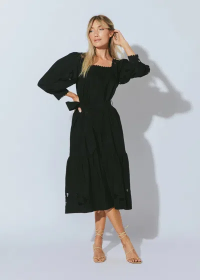 Cleobella Harlow Midi Dress Black