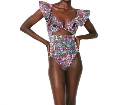 Cleobella Harlow One-piece In Corazal Crzl In Multi
