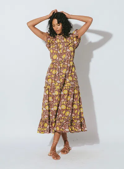 Cleobella Harper Midi Dress In Multi