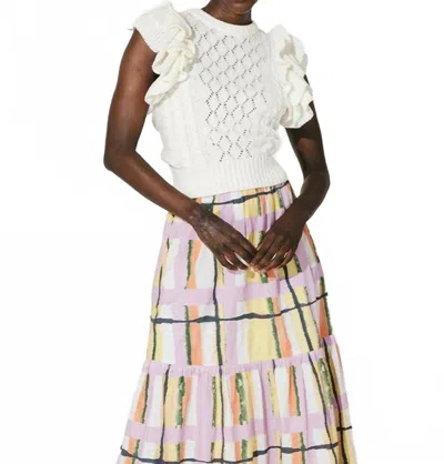CLEOBELLA HEDDA SLEEVELESS SWEATER IN IVORY