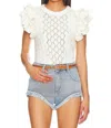 Cleobella Hedda Sleeveless Sweater In Ivory In Multi