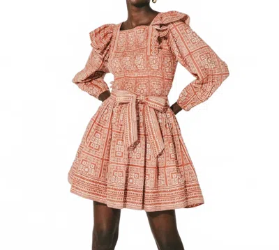 Cleobella Helen Mini Dress In Tomar In Pink