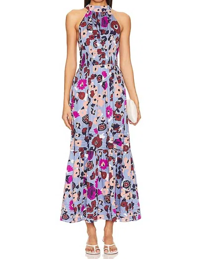 Cleobella Iman Ankle Dress In Waterlily In Multi