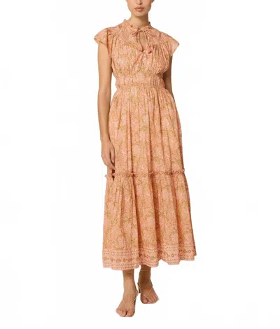 Cleobella Indira Ankle Dress In Cecil Blush In Brown