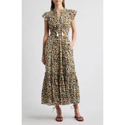 Cleobella Indira Maxi Dress In Wild Cosmos