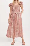 Cleobella Ingrid Ankle Dress In Tomar Print In Multi
