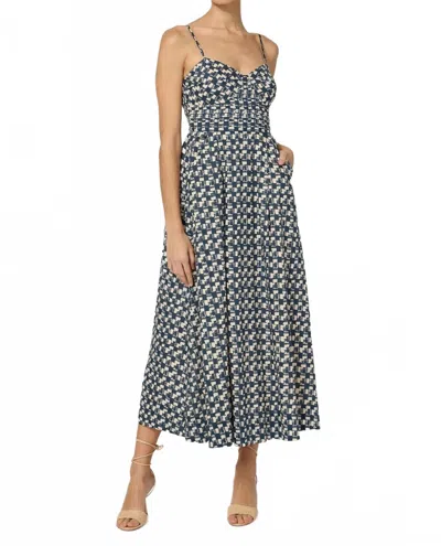 Cleobella Ione Ankle Dress In Biarritz In Multi