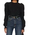 Cleobella Irina Blouse In Black In Black