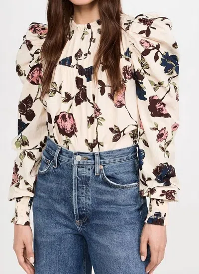 Cleobella Irina Blouse In Jardin Print