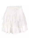Cleobella Ismene Mini Skirt In White