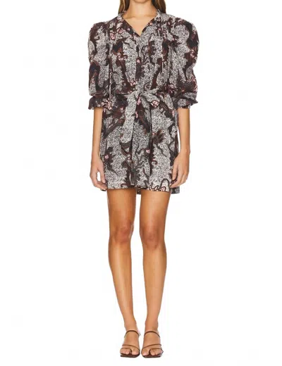 Cleobella Ivana Mini Dress In Castello Print In Multi