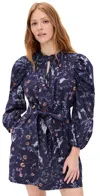 Cleobella Ivana Mini Dress Viviana Print In Multi