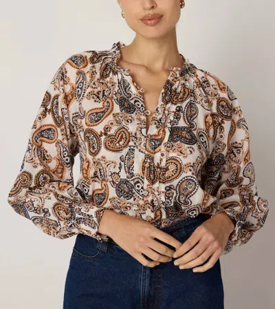 Cleobella Ivy Blouse In Ivory Multi
