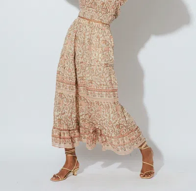 Cleobella Jade Midi Skirt Zinnia Print In Multi