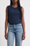 Cleobella Jade Open Stitch Sweater Tank In Blue