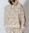 CLEOBELLA JAIDEV HOODIE IN GREECE BLOCK PRINT