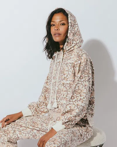 Cleobella Jaidev Pullover Hoodie In Brown