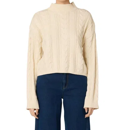 Cleobella Janie Sweater Top In Ivory In White