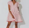 Cleobella Jaya Mini Dress In Pink