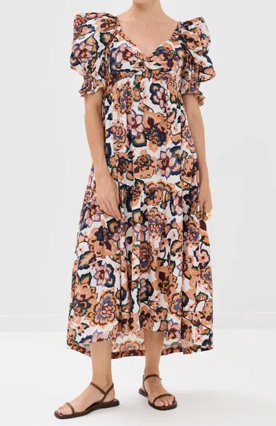Cleobella Jewel Ankle Dress In Desert Floral In Multi