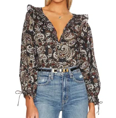 Cleobella Jillian Blouse In Avalon In Multi